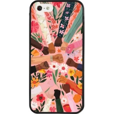 Coque iPhone 5/5s / SE (2016) - Silicone rigide noir Womens day 2026 8