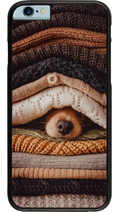 iPhone 6/6s Case Hülle - Autumn 26 Dog under the covers