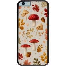 iPhone 6/6s Case Hülle - Autumn 26 Mushrooms and leaves