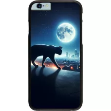 iPhone 6/6s Case Hülle - Schwarze Katze unter dem Vollmond