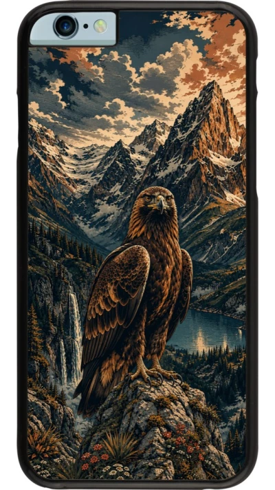 iPhone 6/6s Case Hülle - Linocut Steinadler