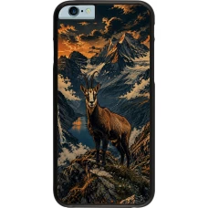iPhone 6/6s Case Hülle - Linocut Gämse