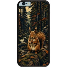 iPhone 6/6s Case Hülle - Linocut Eichhörnchen