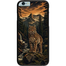 iPhone 6/6s Case Hülle - Linocut Luchs