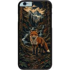 iPhone 6/6s Case Hülle - Linocut Fuchs