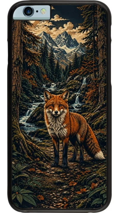 iPhone 6/6s Case Hülle - Linocut Fuchs