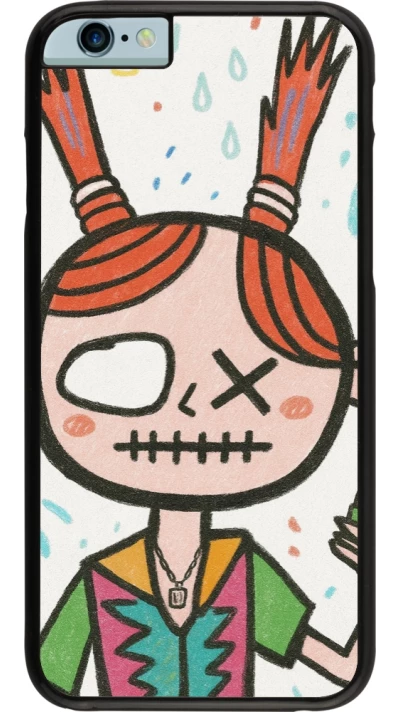 iPhone 6/6s Case Hülle - Little Girl Sketch