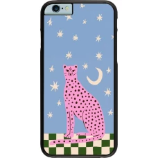 iPhone 6/6s Case Hülle - Pink leopard with stars 2026