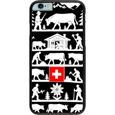 iPhone 6/6s Case Hülle - Poya Schweiz 1 schwarz