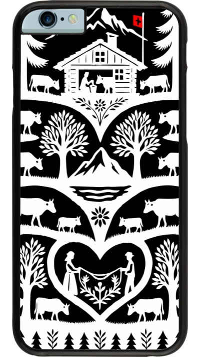 Coque iPhone 6/6s - Poya Suisse 2 noir