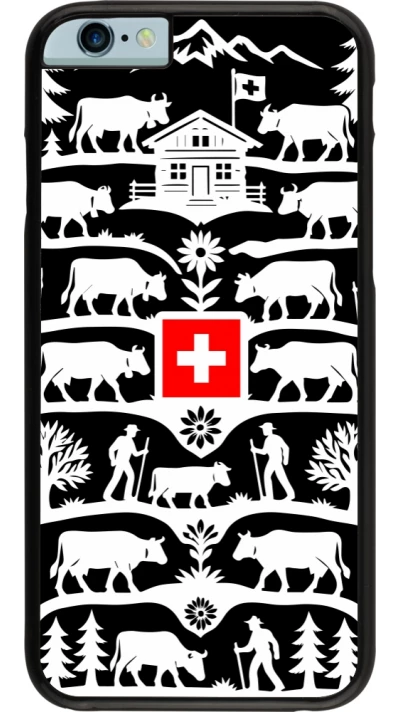 Coque iPhone 6/6s - Poya Suisse 3 noir