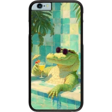 iPhone 6/6s Case Hülle - Crocodile in the swimming pool Summer 2026