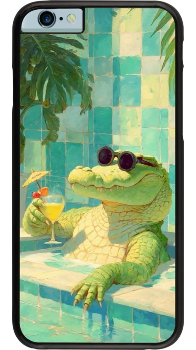 iPhone 6/6s Case Hülle - Crocodile in the swimming pool Summer 2026