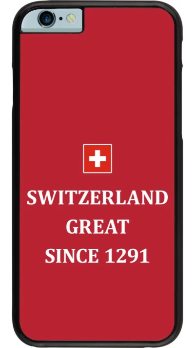 iPhone 6/6s Case Hülle - Switzerland Great Since 1291