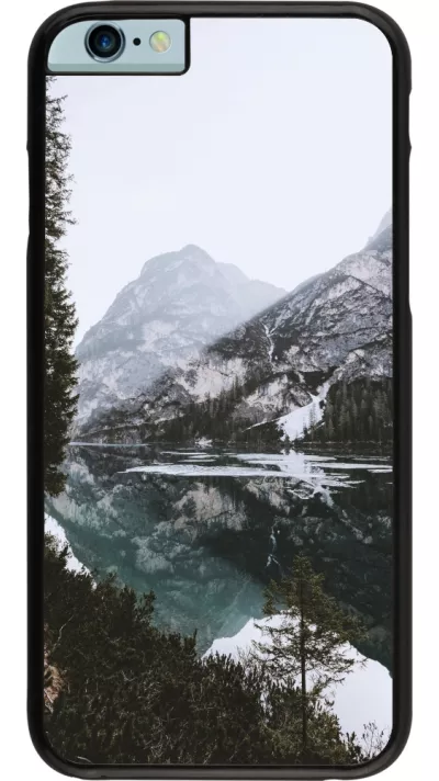 Coque iPhone 6/6s - Winter 22 snowy mountain and lake