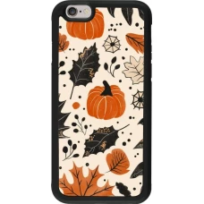 Coque iPhone 6/6s - Silicone rigide noir Autumn 2024 nature