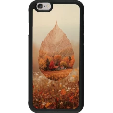 iPhone 6/6s Case Hülle - Silikon schwarz Autumn 26 Autumn leaf