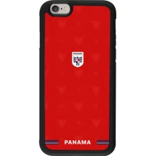 iPhone 6/6s Case Hülle - Silikon schwarz Panama 2026 personalisierbares Fussballtrikot