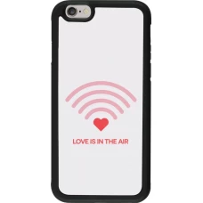 Coque iPhone 6/6s - Silicone rigide noir Saint Valentines Day 26 Love is in the air