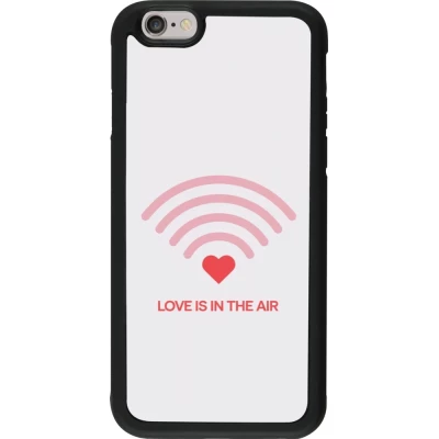 Coque iPhone 6/6s - Silicone rigide noir Saint Valentines Day 26 Love is in the air