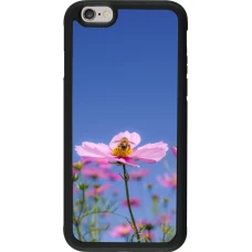 Coque iPhone 6/6s - Silicone rigide noir Bee on a flower Spring 2026