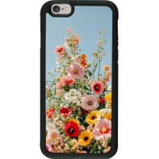 Coque iPhone 6/6s - Silicone rigide noir Spring flowers Spring 2026