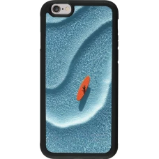 iPhone 6/6s Case Hülle - Silikon schwarz Orange surf Summer 2026
