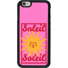 Coque iPhone 6/6s - Silicone rigide noir Sun sun 2026