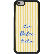 Coque iPhone 6/6s - Silicone rigide noir The good life 2026