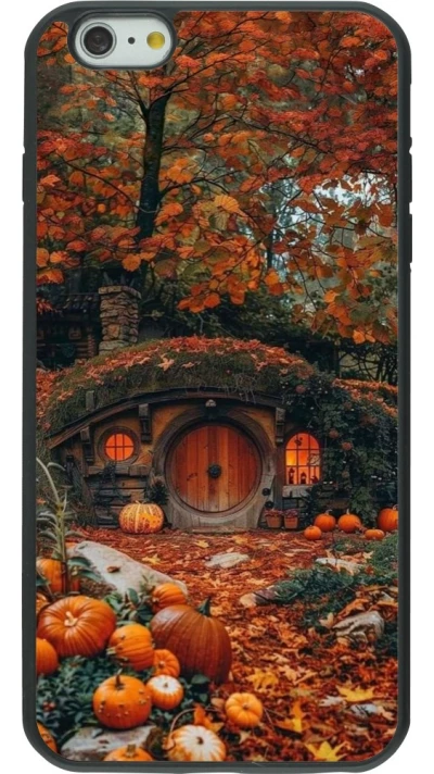 Coque iPhone 6 Plus / 6s Plus - Silicone rigide noir Autumn 26 Hobbit house