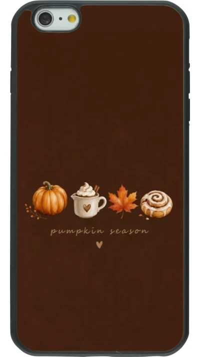 Coque iPhone 6 Plus / 6s Plus - Silicone rigide noir Autumn 26 Pumpkin season