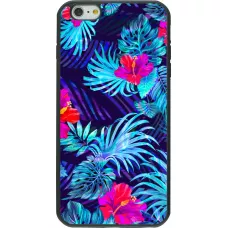 Hülle iPhone 6 Plus / 6s Plus - Silikon schwarz Blue Forest