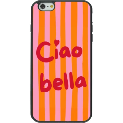 Coque iPhone 6 Plus / 6s Plus - Silicone rigide noir Bye Bella 2026