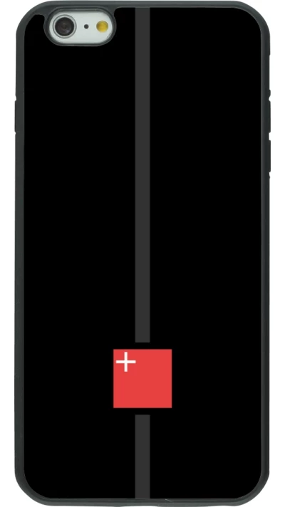 iPhone 6 Plus / 6s Plus Case Hülle - Silikon schwarz Kanton SZ schwarz