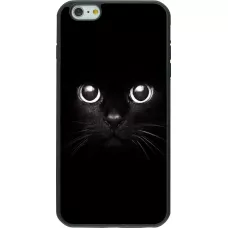 Coque iPhone 6 Plus / 6s Plus - Silicone rigide noir Cat eyes