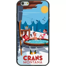 Coque iPhone 6 Plus / 6s Plus - Silicone rigide noir Crans-Montana Mountain Jacuzzi