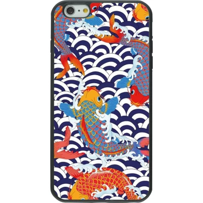 Coque iPhone 6 Plus / 6s Plus - Silicone rigide noir Easter 2023 japanese fish