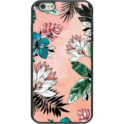Coque iPhone 6 Plus / 6s Plus - Silicone rigide noir Flowers Artprint