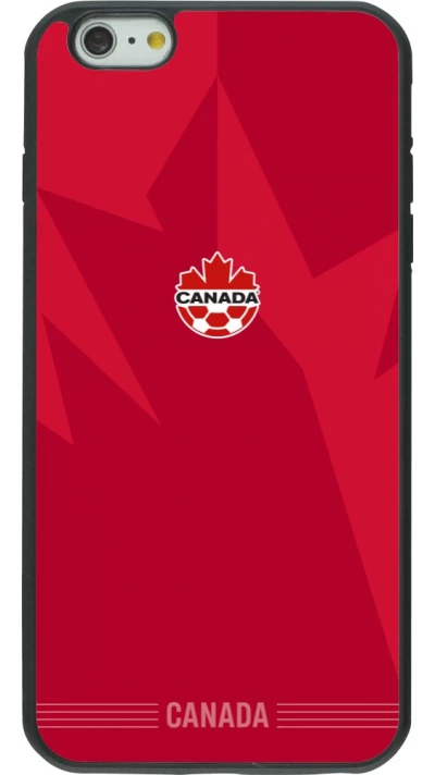 iPhone 6 Plus / 6s Plus Case Hülle - Silikon schwarz Kanada 2026 personalisierbares Fussballtrikot