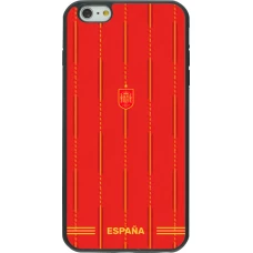 iPhone 6 Plus / 6s Plus Case Hülle - Silikon schwarz Spanien 2026 personalisierbares Fussballtrikot