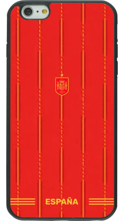 iPhone 6 Plus / 6s Plus Case Hülle - Silikon schwarz Spanien 2026 personalisierbares Fussballtrikot