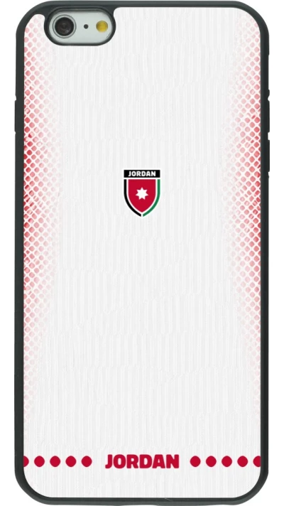 iPhone 6 Plus / 6s Plus Case Hülle - Silikon schwarz Jordanien 2026 personalisierbares Fussballtrikot