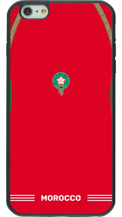 iPhone 6 Plus / 6s Plus Case Hülle - Silikon schwarz Marokko 2026 personalisierbares Fussballtrikot