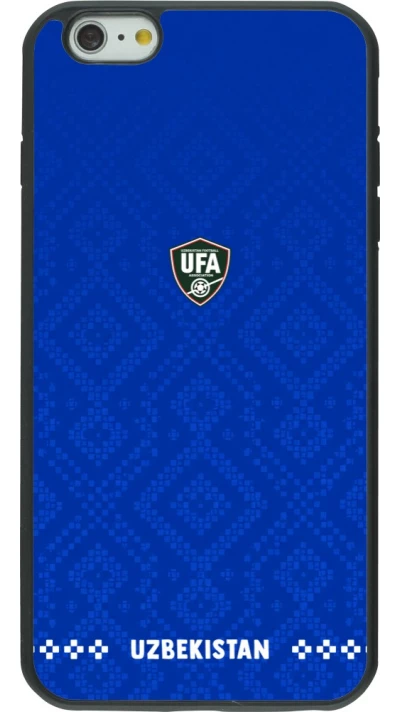 iPhone 6 Plus / 6s Plus Case Hülle - Silikon schwarz Usbekistan 2026 personalisierbares Fussballtrikot