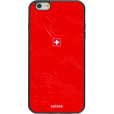 iPhone 6 Plus / 6s Plus Case Hülle - Silikon schwarz Schweiz 2026 personalisierbares Fussballtrikot