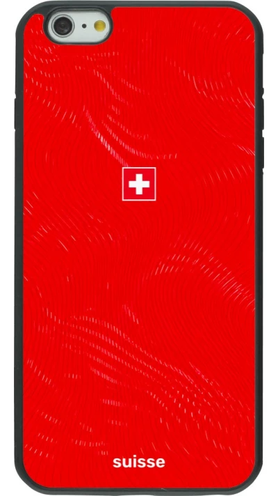 iPhone 6 Plus / 6s Plus Case Hülle - Silikon schwarz Schweiz 2026 personalisierbares Fussballtrikot