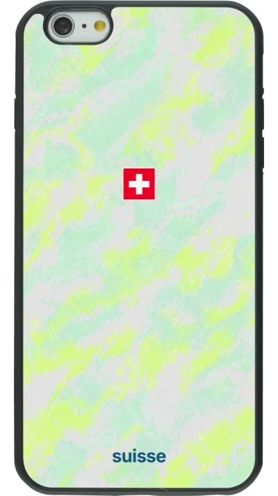 iPhone 6 Plus / 6s Plus Case Hülle - Silikon schwarz Schweiz Away 2026 personalisierbares Fussballtrikot
