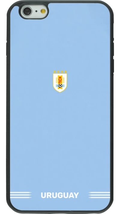 iPhone 6 Plus / 6s Plus Case Hülle - Silikon schwarz Uruguay 2026 personalisierbares Fussballtrikot
