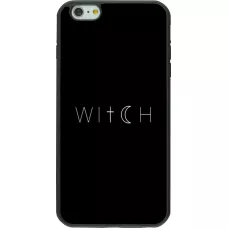 iPhone 6 Plus / 6s Plus Case Hülle - Silikon schwarz Halloween 22 witch word