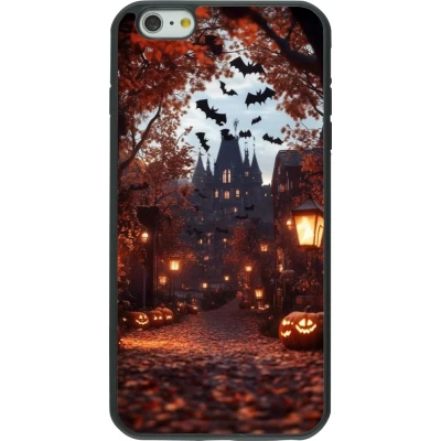 Coque iPhone 6 Plus / 6s Plus - Silicone rigide noir Halloween 2025 Haunted house